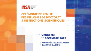 2023.12 - Cérémonie de remise des diplômes de doctorat et distinctions scientifiques