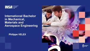 Webinaire Bachelor in Mechanical, Materials and Aerospace Engineering