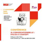 Conférence - VELCIN Julien - IA conversationnelle : d’ELIZA à ChatGPT